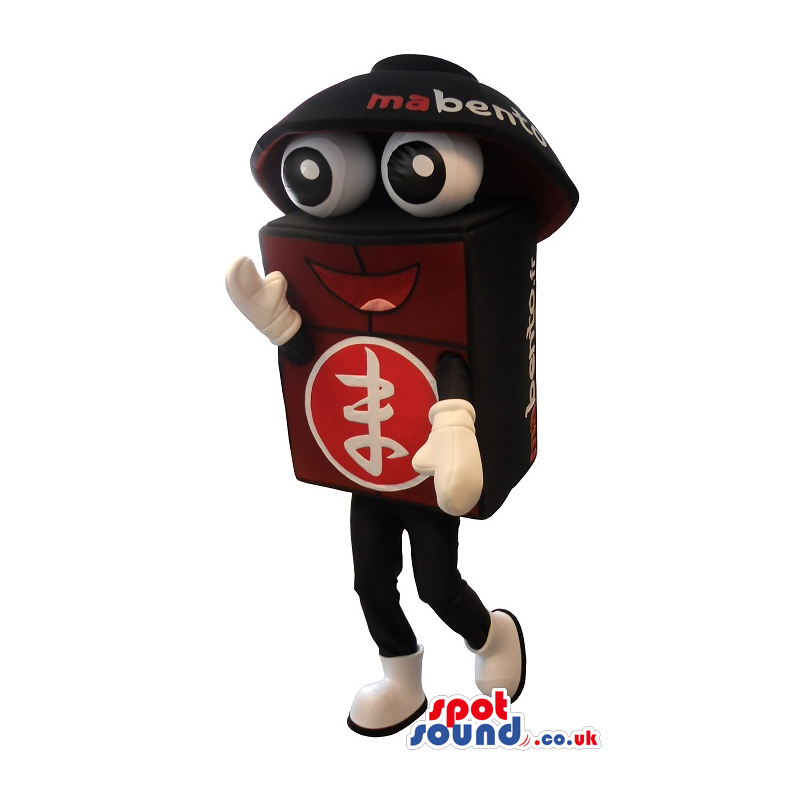 Great Asian Bento Bell Mascot With Symbol - Custom Mascots