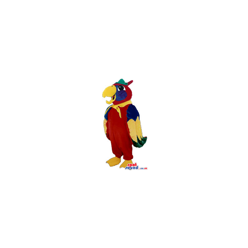 Red And Yellow Parrot Plush Mascot - Custom Mascots