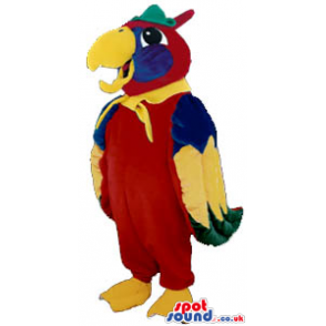 Red And Yellow Parrot Plush Mascot - Custom Mascots