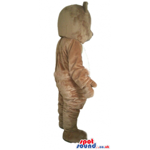 Brown bear with white belly - Custom Mascots