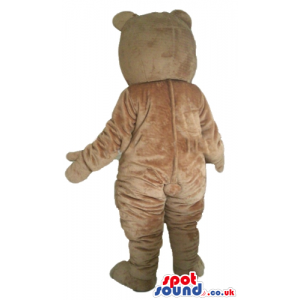 Brown bear with white belly - Custom Mascots