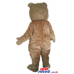 Brown bear with white belly - Custom Mascots