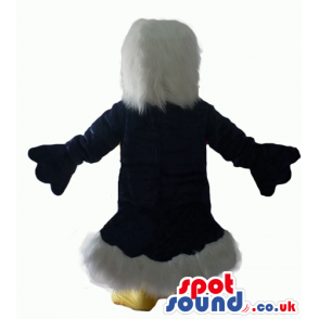 Black eagle with white head and yellow beak and legs - Custom