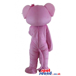 Mascot costume of a pink elephant - Custom Mascots