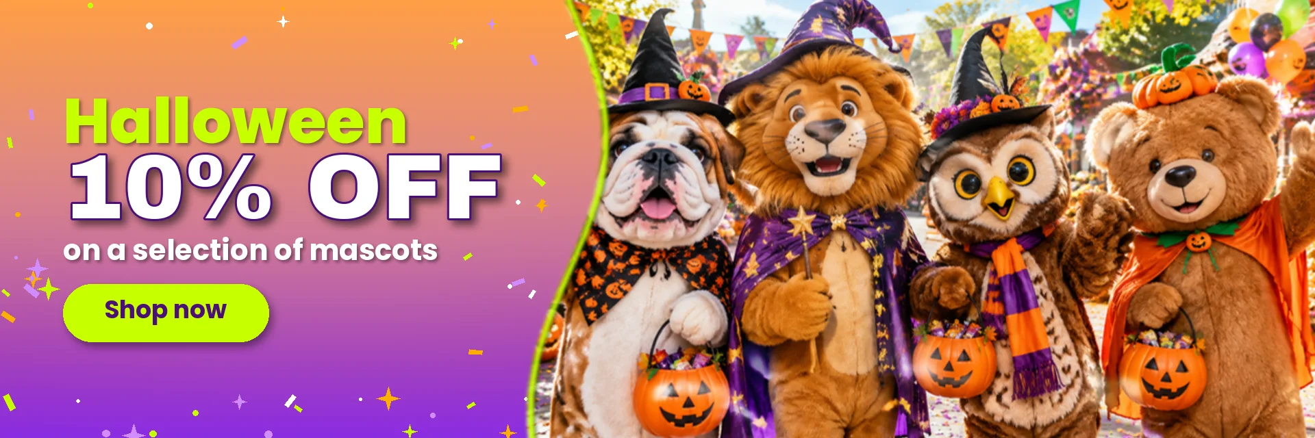 Halloween – -10 % – SPOTSOUND.CO.UK - Mascots