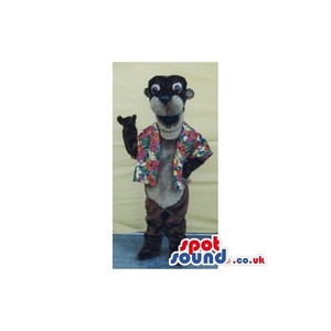 SPOTSOUND UK Mascot of the day : Customizable Sea Lion Mascot Wearing A Flower Shirt. Discover our #spotsound #uk #mascots and all other Lion mascotson our webiste : https://bit.ly/3sKy4o843. #mascot #costume #party #marketing #events #mascots https://www.spotsound.co.uk/lion-mascots/3147-customizable-sea-lion-mascot-wearing-a-flower-shirt.html