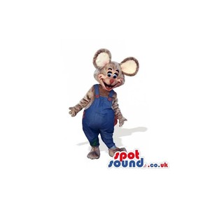 SPOTSOUND UK Mascot of the day : Customizable Grey Plush Mouse Mascot Wearing Overalls. Discover our #spotsound #uk #mascots and all other Mouse mascoton our webiste : https://bit.ly/3sKy4o844. #mascot #costume #party #marketing #events #mascots https://www.spotsound.co.uk/mouse-mascot/3149-customizable-grey-plush-mouse-mascot-wearing-overalls.html