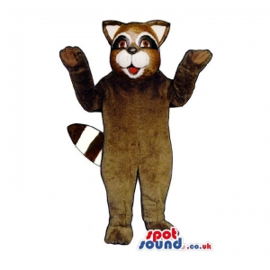 SPOTSOUND UK Mascot of the day : Customizable Brown Raccoon Animal Mascot With A White  Mouth. Discover our #spotsound #uk #mascots and all other Animal mascots of the foreston our webiste : https://bit.ly/3sKy4o1684. #mascot #costume #party #marketing ... https://www.spotsound.co.uk/animal-mascots-of-the-forest/4075-customizable-brown-raccoon-animal-mascot-with-a-white-mouth.html
