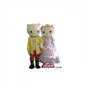 SPOTSOUND UK Mascot of the day : Kitty Couple Plush Mascot Wearing Boy And Girl Garments. Discover our #spotsound #uk #mascots and all other Mascots Hello Kittyon our webiste : https://bit.ly/3sKy4o1652. #mascot #costume #party #marketing #events #mascots https://www.spotsound.co.uk/mascots-hello-kitty/4040-kitty-couple-plush-mascot-wearing-boy-and-girl-garments.html