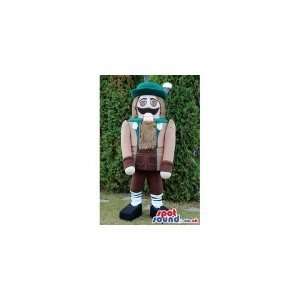 SPOTSOUND UK Mascot of the day : Nut-Cracker Soldier Mascot Wearing Brown And Green Garments. Discover our #spotsound #uk #mascots and all other Human Mascotson our webiste : https://bit.ly/3sKy4o1811. #mascot #costume #party #marketing #events #mascots https://www.spotsound.co.uk/human-mascots/4215-nut-cracker-soldier-mascot-wearing-brown-and-green-garments.html