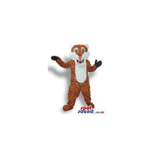 SPOTSOUND UK Mascot of the day : Orange And White Tiger Plush Mascot With Thin Black Lines. Discover our #spotsound #uk #mascots and all other Tiger mascotson our webiste : https://bit.ly/3sKy4o2086. #mascot #costume #party #marketing #events #mascots https://www.spotsound.co.uk/tiger-mascots/4542-orange-and-white-tiger-plush-mascot-with-thin-black-lines.html