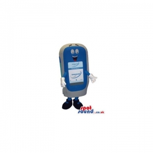 SPOTSOUND UK Mascot of the day : Blue And Grey Cell Phone Funny Mascot With Space For Text. Discover our #spotsound #uk #mascots and all other Mascots objecton our webiste : https://bit.ly/3sKy4o1424. #mascot #costume #party #marketing #events #mascots https://www.spotsound.co.uk/mascots-object/3783-blue-and-grey-cell-phone-funny-mascot-with-space-for-text.html