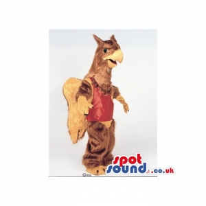 SPOTSOUND UK Mascot of the day : Brown Hairy Eagle Mascot Wearing A Red Sports Vest. Discover our #spotsound #uk #mascots and all other Sports mascoton our webiste : https://bit.ly/3sKy4o1853. #mascot #costume #party #marketing #events #mascots https://www.spotsound.co.uk/sports-mascot/4276-brown-hairy-eagle-mascot-wearing-a-red-sports-vest.html