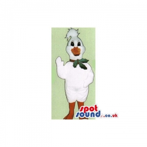 SPOTSOUND UK Mascot of the day : White Goose Or Duck Mascot Wearing A Green Neck Bow. Discover our #spotsound #uk #mascots and all other Ducks mascoton our webiste : https://bit.ly/3sKy4o728. #mascot #costume #party #marketing #events #mascots https://www.spotsound.co.uk/ducks-mascot/3031-white-goose-or-duck-mascot-wearing-a-green-neck-bow.html