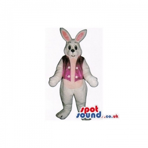 SPOTSOUND UK Mascot of the day : White Rabbit Mascot With Glasses, A Pink Belly And Vest. Discover our #spotsound #uk #mascots and all other Rabbit mascoton our webiste : https://bit.ly/3sKy4o953. #mascot #costume #party #marketing #events #mascots https://www.spotsound.co.uk/rabbit-mascot/3261-white-rabbthe-mascot-with-glasses-a-pink-belly-and-vest.html