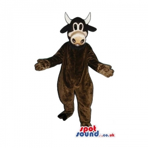 SPOTSOUND UK Mascot of the day : All Brown Cow Mascot With White Horns And A Beige Mouth. Discover our #spotsound #uk #mascots and all other Mascot cowon our webiste : https://bit.ly/3sKy4o2076. #mascot #costume #party #marketing #events #mascots https://www.spotsound.co.uk/mascot-cow/4532-all-brown-cow-mascot-with-white-horns-and-a-beige-mouth.html