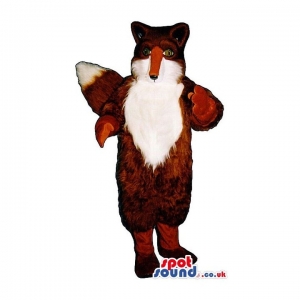 SPOTSOUND UK Mascot of the day : Brown Fox Animal Mascot With Hairy White Front Body. Discover our #spotsound #uk #mascots and all other Mascots Foxon our webiste : https://bit.ly/3sKy4o1688. #mascot #costume #party #marketing #events #mascots https://www.spotsound.co.uk/mascots-fox/4079-brown-fox-animal-mascot-with-hairy-white-front-body.html