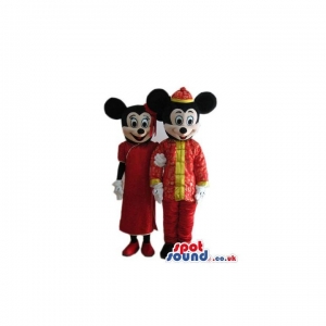 SPOTSOUND UK Mascot of the day : Mickey And Minnie Mouse Disney Characters With Chinese Clothes. Discover our #spotsound #uk #mascots and all other Mickey Mouse mascotson our webiste : https://bit.ly/3sKy4o1695. #mascot #costume #party #marketing #event... https://www.spotsound.co.uk/mickey-mouse-mascots/4086-mickey-and-minnie-mouse-disney-characters-with-chinese-clothes.html