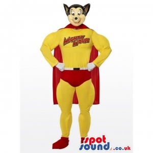SPOTSOUND UK Mascot of the day : Popular Mighty Mouse Cartoon Character Super Hero Mascot. Discover our #spotsound #uk #mascots and all other Mouse mascoton our webiste : https://bit.ly/3sKy4o1590. #mascot #costume #party #marketing #events #mascots https://www.spotsound.co.uk/mouse-mascot/3972-popular-mighty-mouse-cartoon-character-super-hero-mascot.html