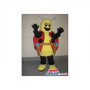 SPOTSOUND UK Mascot of the day : Funny Yellow And Red Ladybird Mascot With Cowboy Gadgets. Discover our #spotsound #uk #mascots and all other Mascot cowon our webiste : https://bit.ly/3sKy4o1793. #mascot #costume #party #marketing #events #mascots https://www.spotsound.co.uk/mascot-cow/4192-funny-yellow-and-red-ladybird-mascot-with-cowboy-gadgets.html