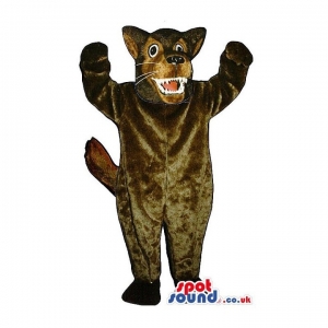 SPOTSOUND UK Mascot of the day : Furious Brown Wolf Animal Plush Mascot With Sharp Teeth. Discover our #spotsound #uk #mascots and all other Mascots Wolfon our webiste : https://bit.ly/3sKy4o1687. #mascot #costume #party #marketing #events #mascots https://www.spotsound.co.uk/mascots-wolf/4078-furious-brown-wolf-animal-plush-mascot-with-sharp-teeth.html