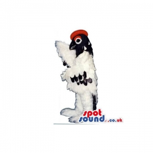 SPOTSOUND UK Mascot of the day : White And Black Bird Mascot With A Red Comb And Feathers. Discover our #spotsound #uk #mascots and all other Mascot of birdson our webiste : https://bit.ly/3sKy4o971. #mascot #costume #party #marketing #events #mascots https://www.spotsound.co.uk/mascot-of-birds/3279-white-and-black-bird-mascot-with-a-red-comb-and-feathers.html
