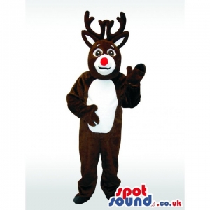 SPOTSOUND UK Mascot of the day : Dark Brown Reindeer Animal Plush Mascot With White Belly. Discover our #spotsound #uk #mascots and all other Animal mascots of the foreston our webiste : https://bit.ly/3sKy4o1681. #mascot #costume #party #marketing #eve... https://www.spotsound.co.uk/animal-mascots-of-the-forest/4071-dark-brown-reindeer-animal-plush-mascot-with-white-belly.html