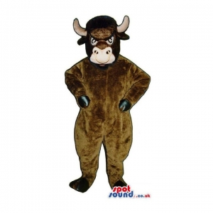 SPOTSOUND UK Mascot of the day : Wild Dark Brown Bull Animal Plush Mascot With A Nose Ring. Discover our #spotsound #uk #mascots and all other Mascot cowon our webiste : https://bit.ly/3sKy4o2074. #mascot #costume #party #marketing #events #mascots https://www.spotsound.co.uk/mascot-cow/4529-wild-dark-brown-bull-animal-plush-mascot-with-a-nose-ring.html
